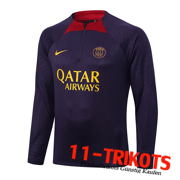 Training Sweatshirt PSG lila 2023/2024