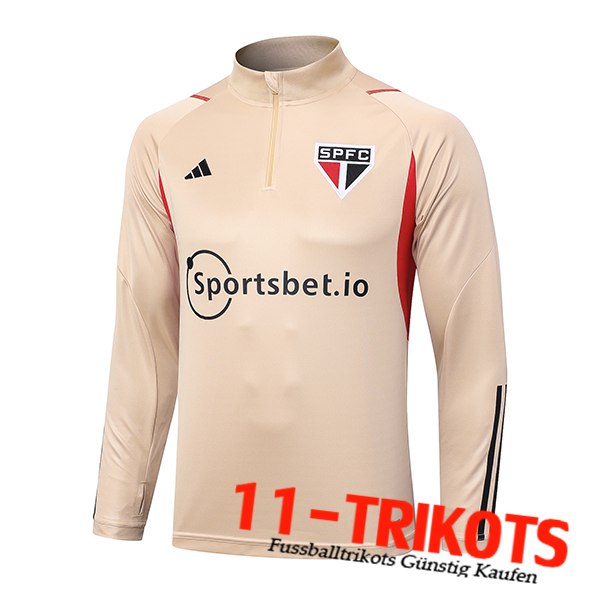 Training Sweatshirt Sao Paulo FC Gelb 2023/2024