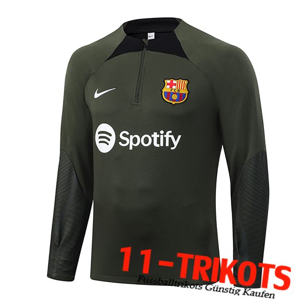 Training Sweatshirt FC Barcellona Grün 2023/2024