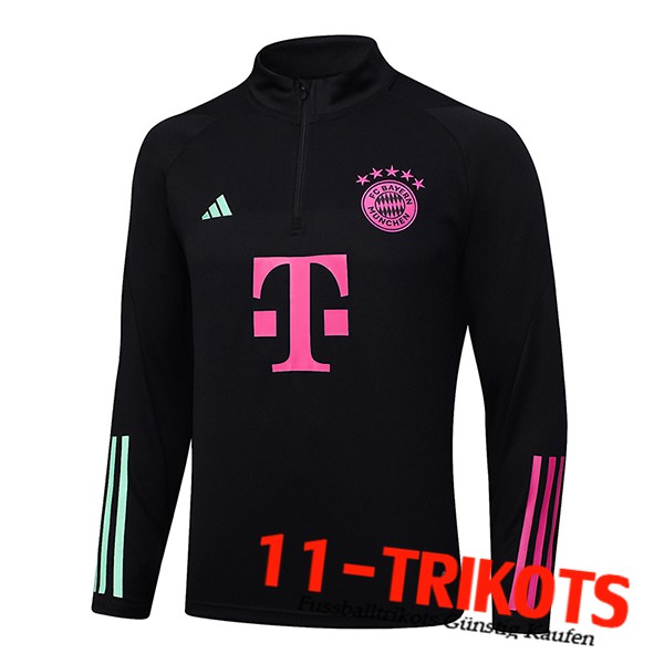 Training Sweatshirt Bayern München Schwarz 2023/2024