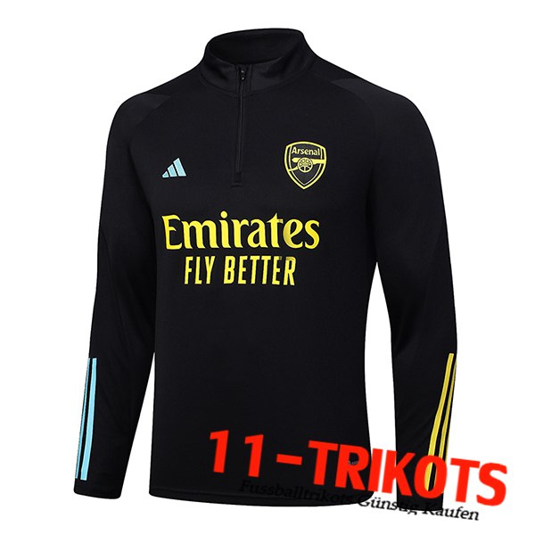 Training Sweatshirt Arsenal Schwarz 2023/2024