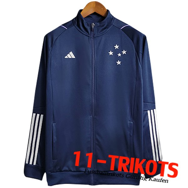 Trainingsjacke Cruzeiro EC Navy blau 2023/2024 -02