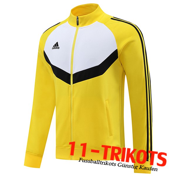 Trainingsjacke Adidas Weiß/Gelb 2023/2024