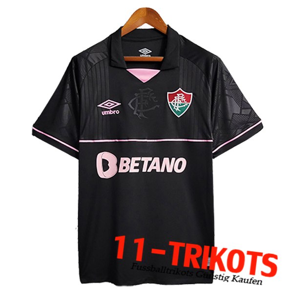 Fussball Trikots Fluminense Torhuter Schwarz 2023/2024