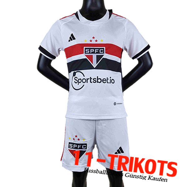 Fussball Trikots Sao Paulo FC Kinder Auswärtstrikot 2023/2024