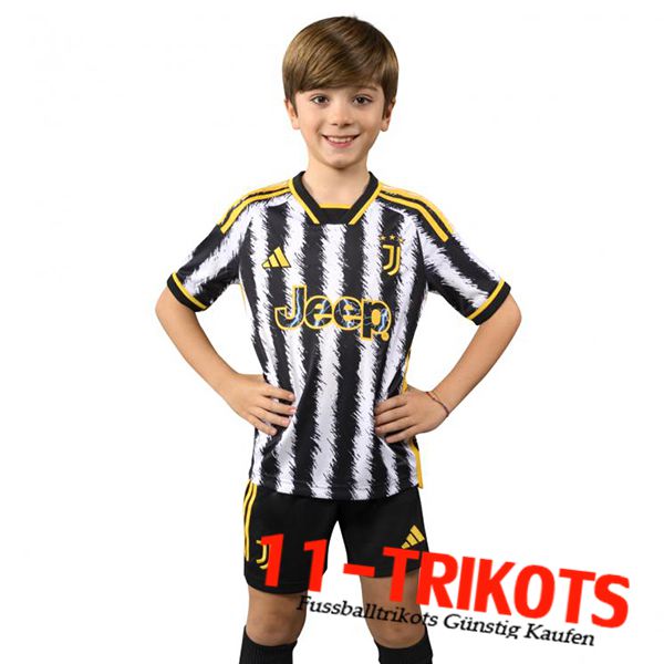 Fussball Trikots Juventus Kinder Heimtrikot 2023/2024