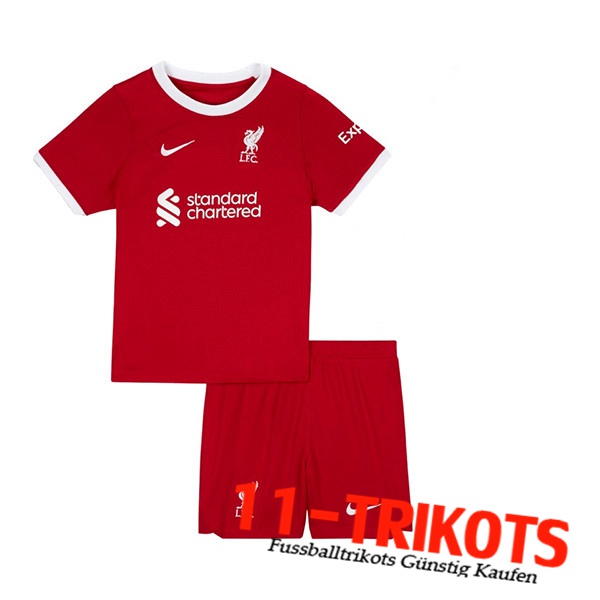 Fussball Trikots FC Liverpool Kinder Heimtrikot 2023/2024