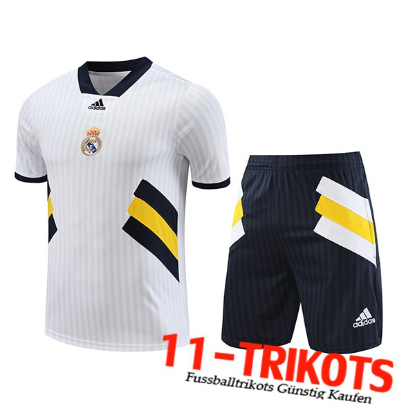 Trainingstrikot + Shorts Real Madrid Wei? 2023/2024 -04