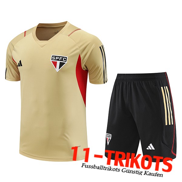 Trainingstrikot + Shorts Sao Paulo FC Braun 2023/2024