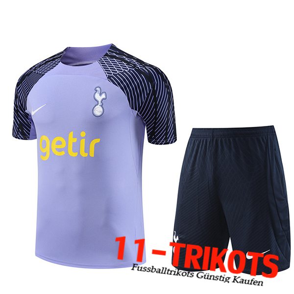 Trainingstrikot + Shorts Tottenham Hotspurs lila 2023/2024