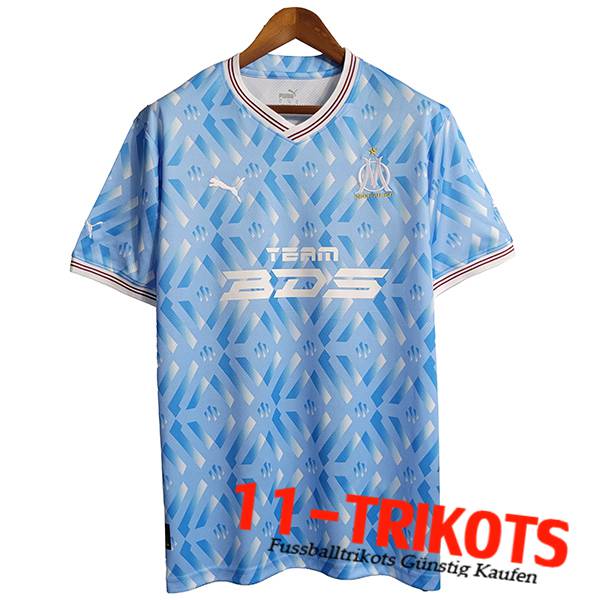 Trainingstrikot Marseille Hellblau 2023/2024 -02