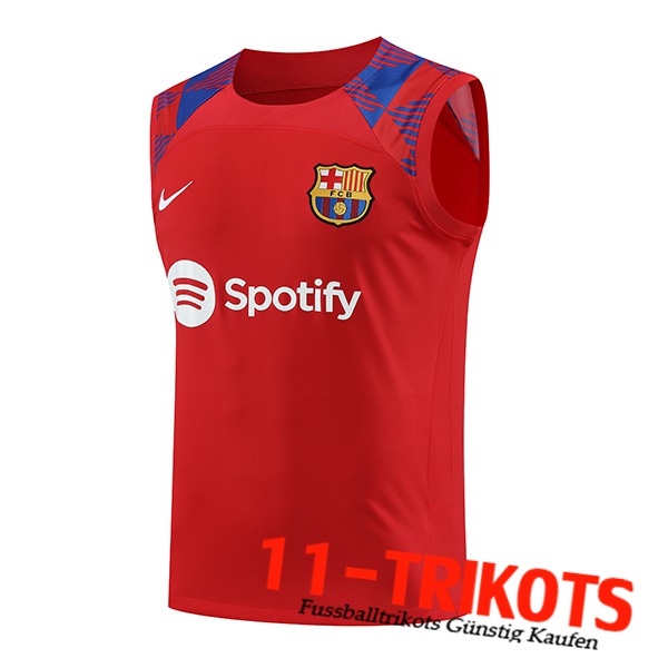 Trainings-Tanktop FC Barcelona Rot 2023/2024