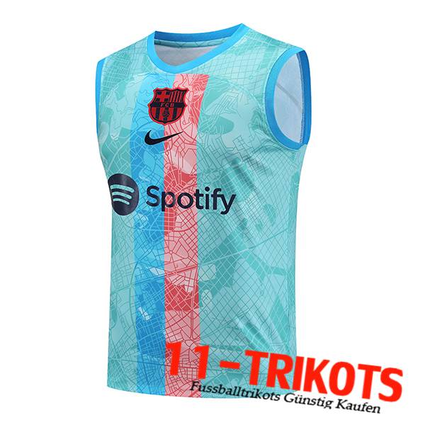 Trainings-Tanktop FC Barcelona Hellblau 2023/2024