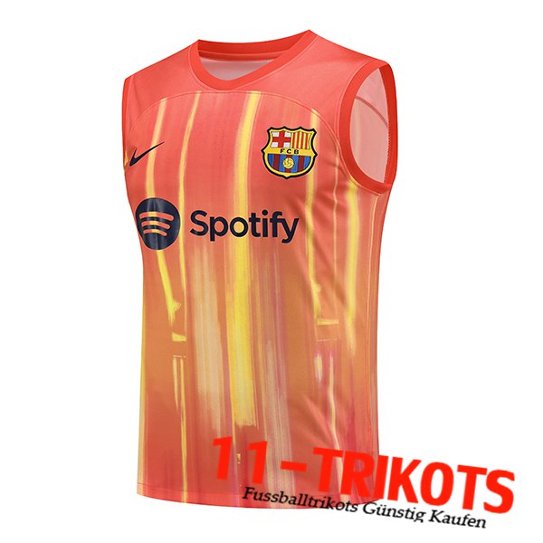 Trainings-Tanktop FC Barcelona Orange 2023/2024