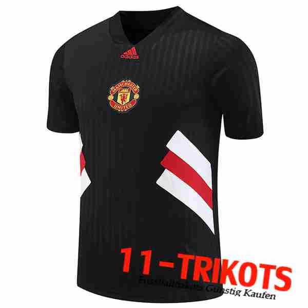 Trainingstrikot Manchester United Schwarz 2023/2024 -02