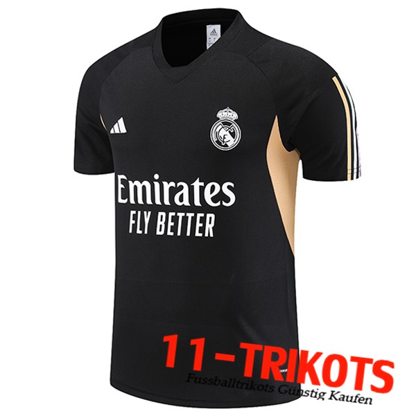 Trainingstrikot Real Madrid Schwarz 2023/2024