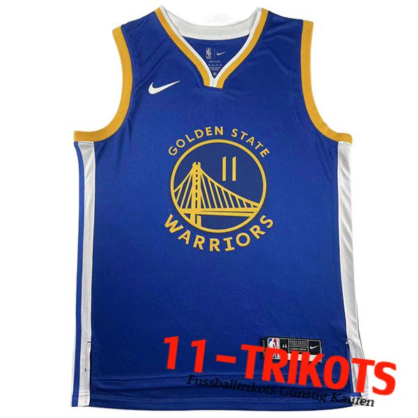 Trikots Golden State Warriors (THOMPSON #11) 2023/24 Blau -02