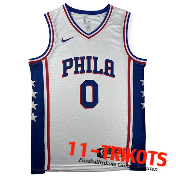 Trikots Philadelphia 76ers (MAXEY #0) 2023/24 Wei?