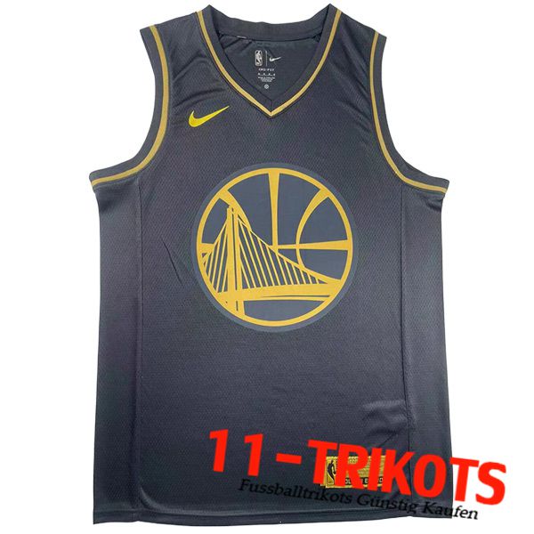 Trikots Golden State Warriors (CURRY #30) 2023/24 Schwarz -02