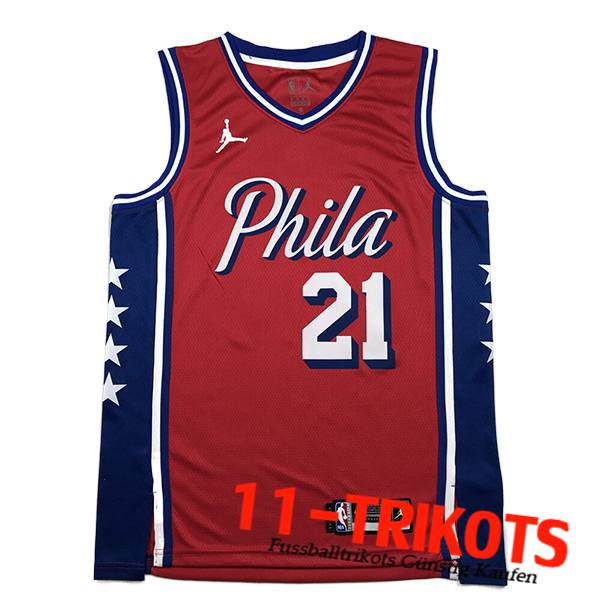 Trikots Philadelphia 76ers (EMBIID #21) 2023/24 Rot