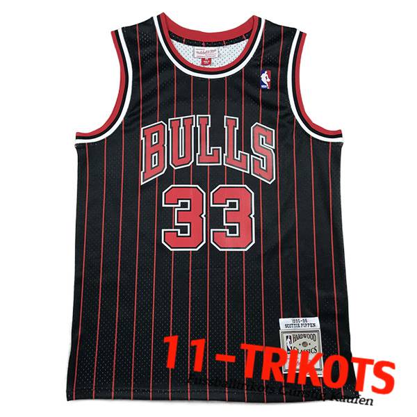 Trikots Chicago Bulls (PIPPEN #33) 2023/24 Schwarz/Rot