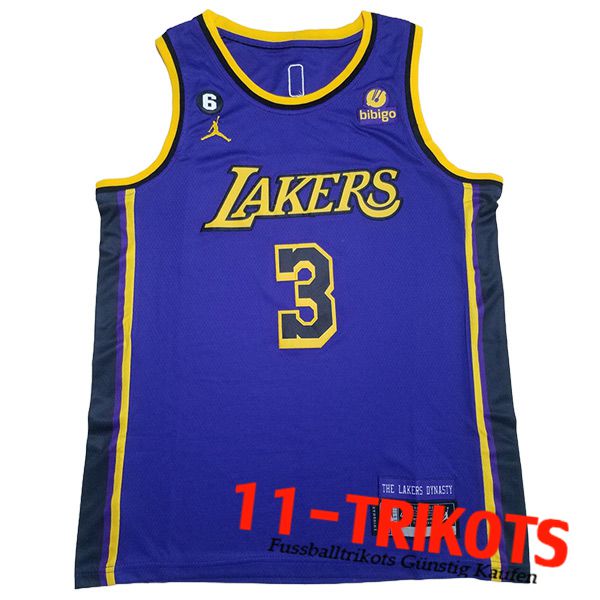 Trikots Los Angeles Lakers (DAVIS #3) 2023/24 Rot