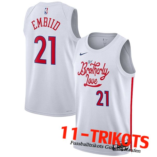 Trikots Philadelphia 76ers (EMBIID #21) 2023/24 Wei?