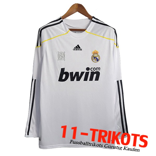 Fussball Trikots Real Madrid Retro Heimtrikot Langarm 2009/2010