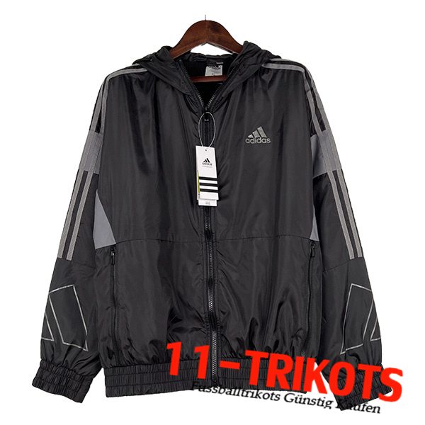 Windjacke Adidas Schwarz 2023/2024 -03