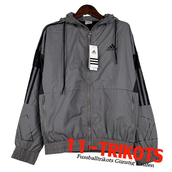 Windjacke Adidas Grau 2023/2024