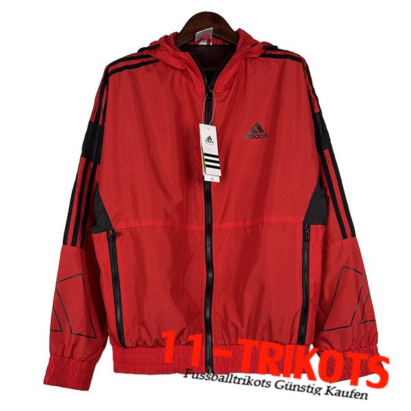 Windjacke Adidas Rot 2023/2024