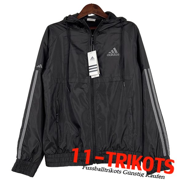 Windjacke Adidas Schwarz 2023/2024 -02