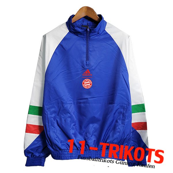 Windjacke Bayern München Blau 2023/2024 -02