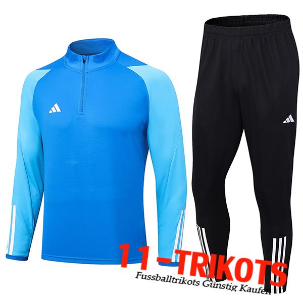 Trainingsanzug Adidas Blau 2023/2024