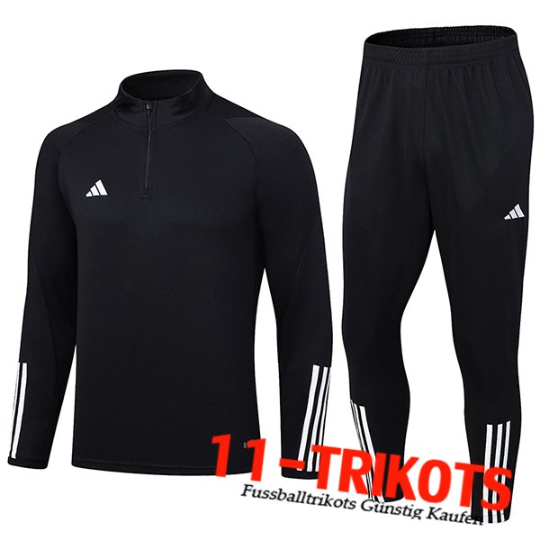 Trainingsanzug Adidas Schwarz 2023/2024