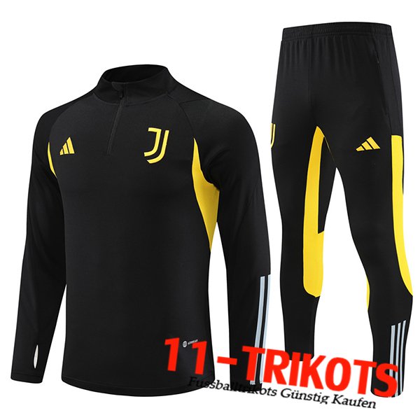 Trainingsanzug Juventus Schwarz 2023/2024