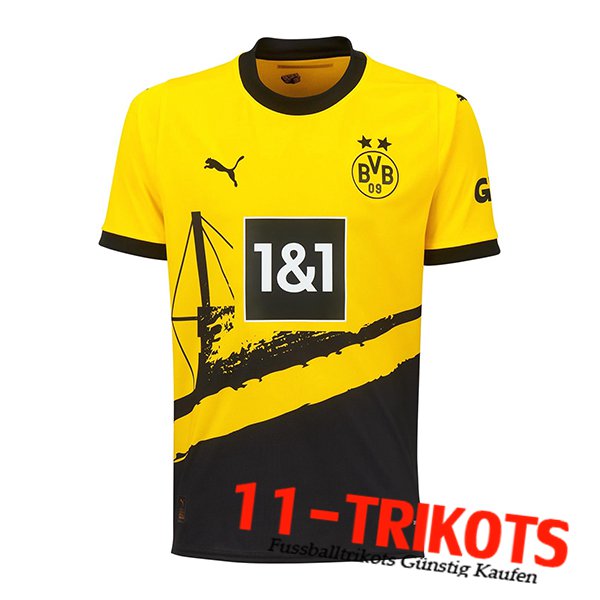 Neues Fussball Trikots Dortmund BVB Heimtrikot 2023/2024