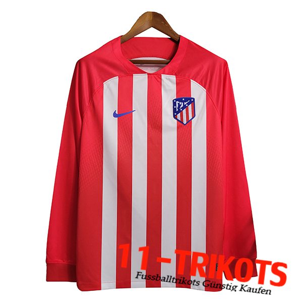 Fussball Trikots Atletico Madrid Heimtrikot Langarm 2023/2024