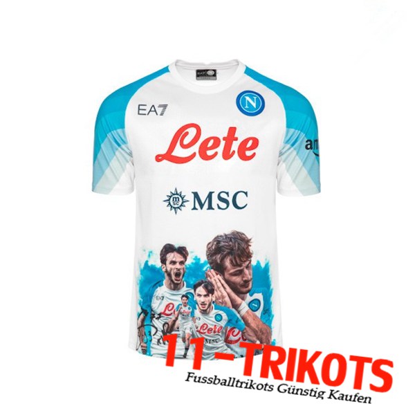 SSC Neapel Face Game Kvaratskhelia Match Shirt 2022/2023