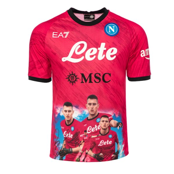 SSC Napoli Face Game Gollini Match Shirt 2022/2023