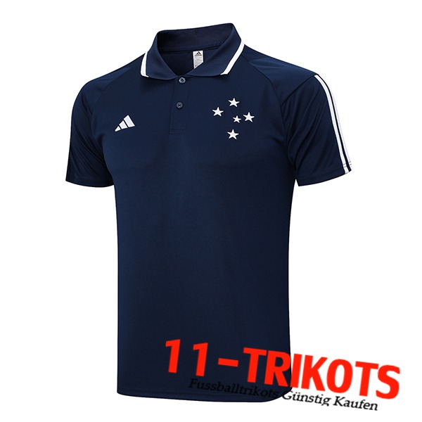 Cruzeiro Poloshirt Navy blau 2023/2024