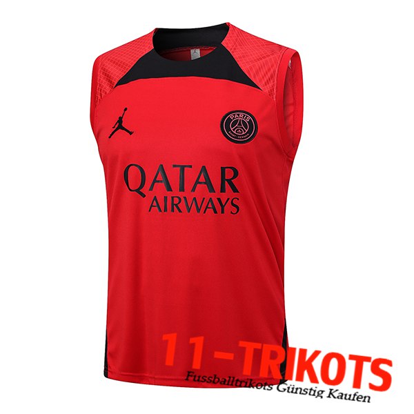 Jordan PSG Trainings-Tanktop Rot 2023/2024