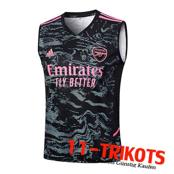 Arsenal Trainings-Tanktop Schwarz 2023/2024 -02