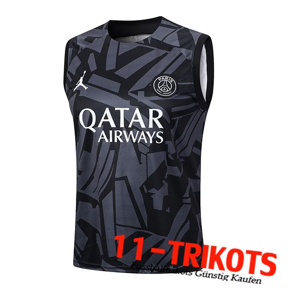 Jordan PSG Trainings-Tanktop Schwarz/Grau 2023/2024