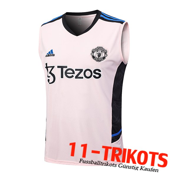 Manchester United Trainings-Tanktop Rosa 2023/2024