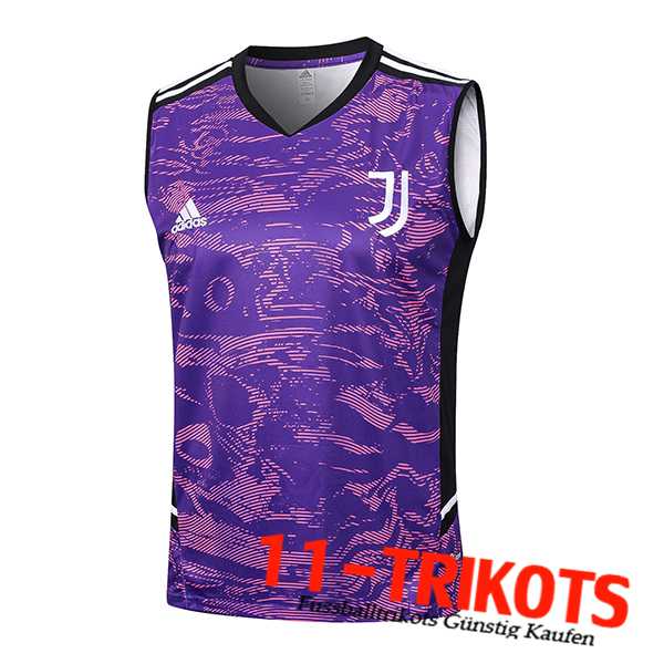 Juventus Trainings-Tanktop lila 2023/2024 -02