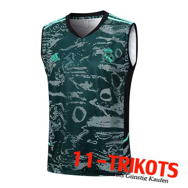 Real Madrid Trainings-Tanktop Grün 2023/2024 -02