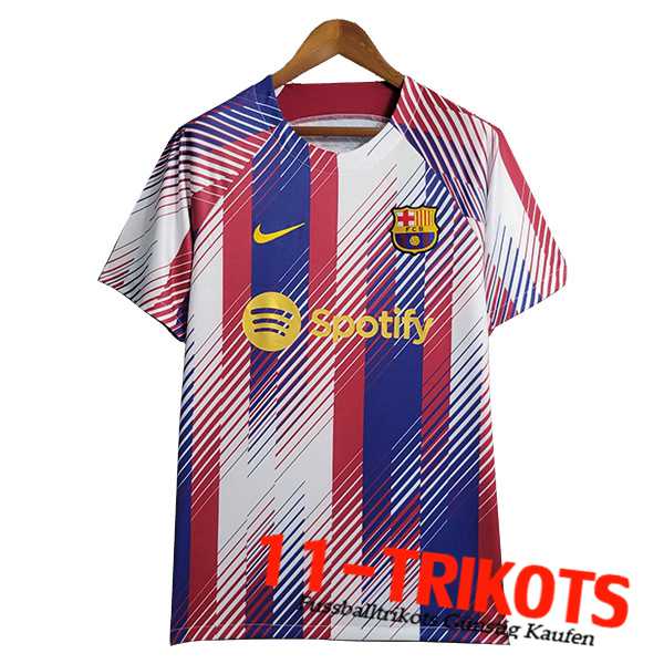 FC Barcelona Trainingstrikot Rot/Blau/Weiß 2023/2024 -02