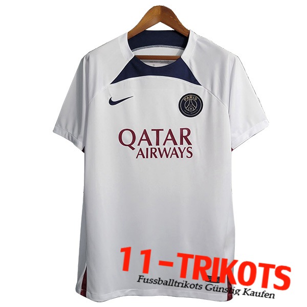 PSG Trainingstrikot Weiß 2023/2024 -02