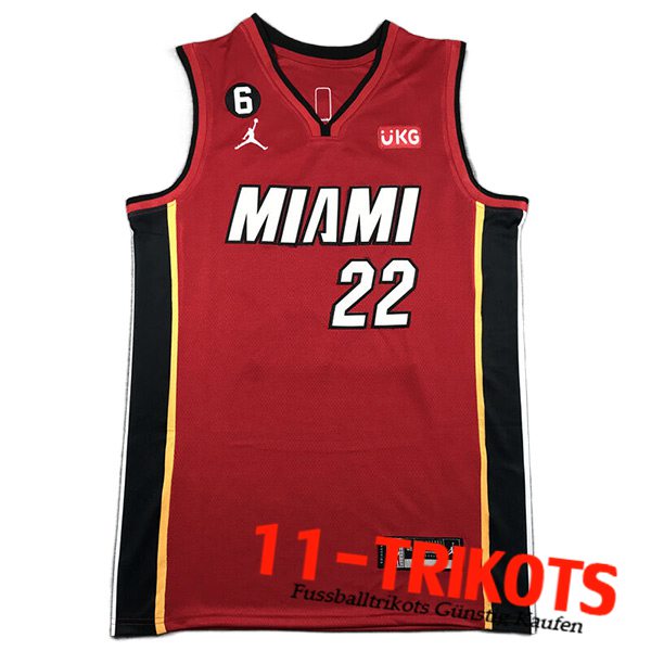 Trikots Miami Heat (BUTLER #22) 2023/24 Rot -02